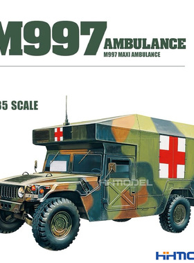 恒辉模型 爱德美 13243 1/35 M997装甲救护车 拼装车辆模型