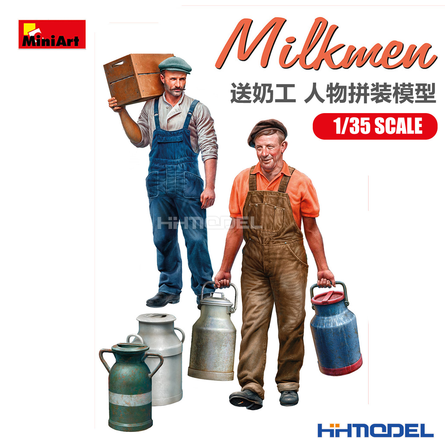 恒辉模型 Miniart 38068 1/35 送奶工 拼装人偶模型,模玩/动漫/周边/娃圈三坑/桌游,DIY手办/兵人/雕像,淘宝优惠券,粉丝福利购,淘宝优惠卷