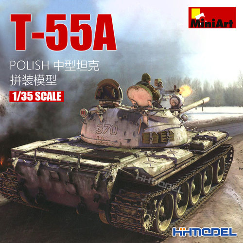 MiniArtT-55A坦克1/35拼装模型