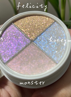 colourpop 土豆泥高光 小样  lunch money flexitarian felicity