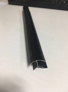 6和9厘集成板配套金属线条 阴角阳角工字收口黑色铝合金装饰线条