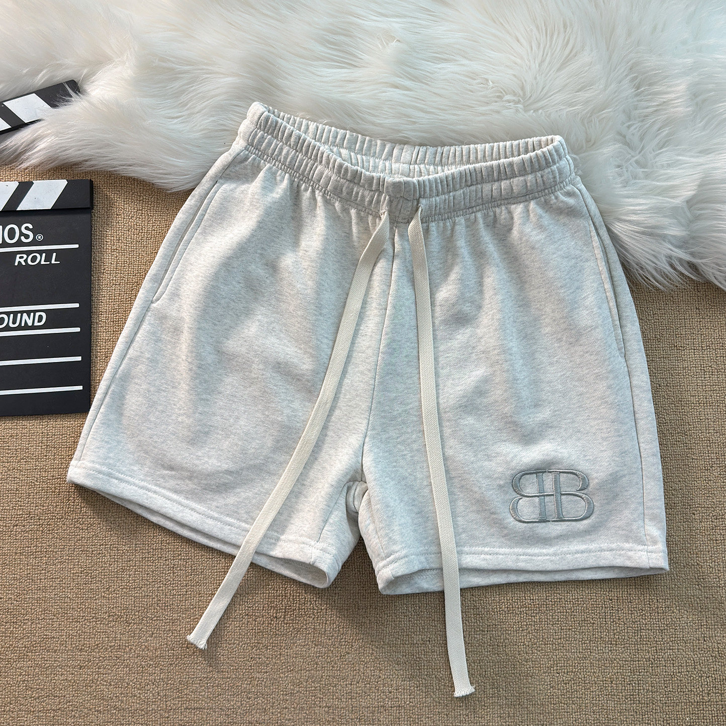 刺绣字母美式简约百搭通勤休闲短裤男女运动四分裤宽松百搭卫裤子,男装,短裤,淘宝优惠券,粉丝福利购,淘宝优惠卷