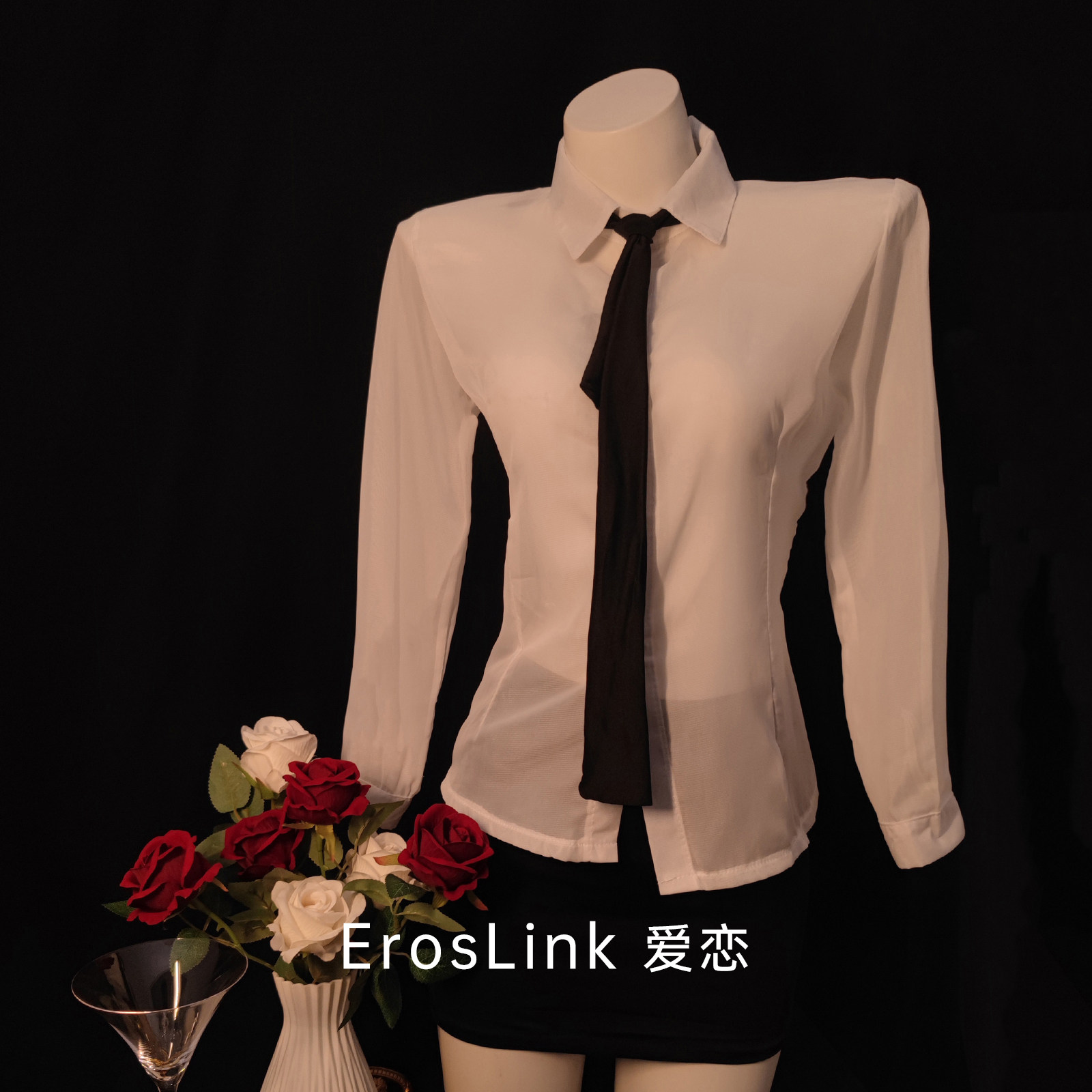 ErosLink秘书制服OL透视衬衫包臀裙情感制服床上禁欲系穿搭套装