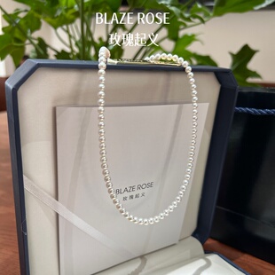 诸暨正品 高品质正圆极光无暇小米珠项链天然淡水ak珍珠手链礼物女