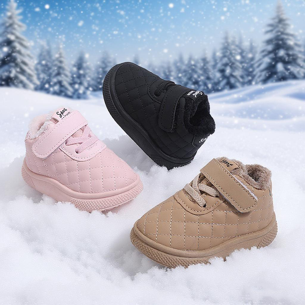 儿童雪地靴冬季加绒加厚保暖