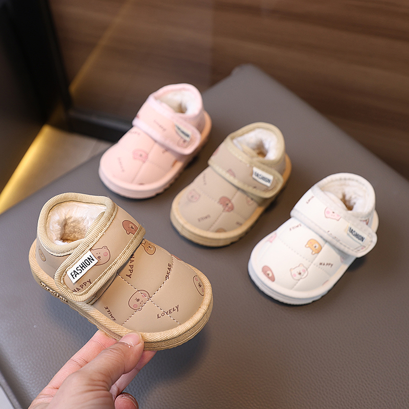 儿童雪地靴冬季保暖加绒