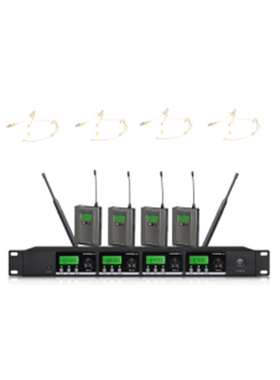 纳斯乐 无线真分集演出头戴式话筒（一拖四）单位：套