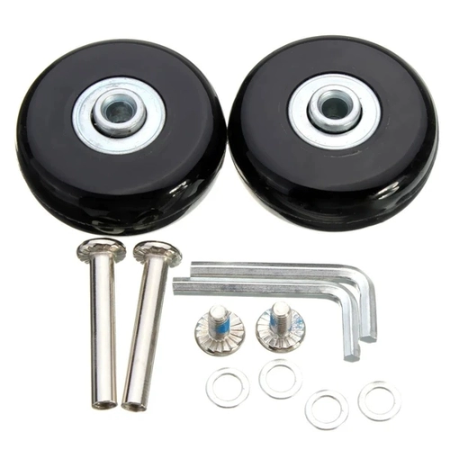 Багажный чемодан, аксессуары, беззвучная сумка для ремонта, полиуретановые шины