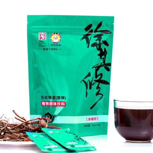 凉茶鱼腥草茶蒲公英熬夜上火