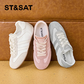 St&Sat 女SSD1112C2L 拼接内增高运动鞋 星期六春秋新款 芭蕾德训鞋