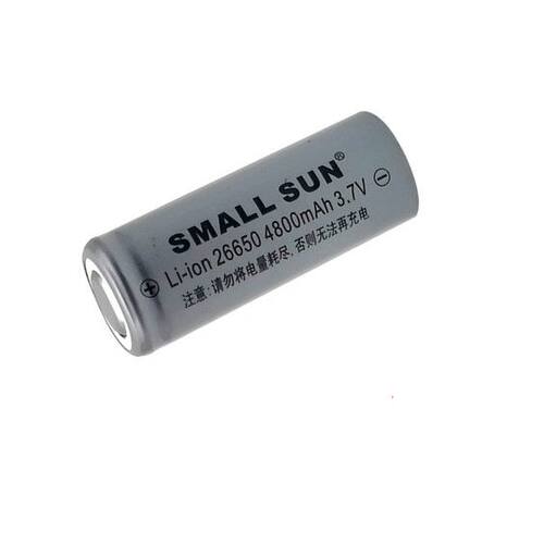 小太阳强光手电筒专用26650锂电池充电器4800mAh3.7V电芯座充线充
