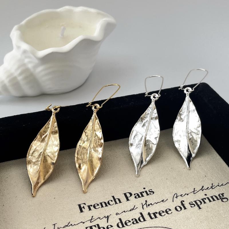 复古夸张大气长款欧美金色耳环