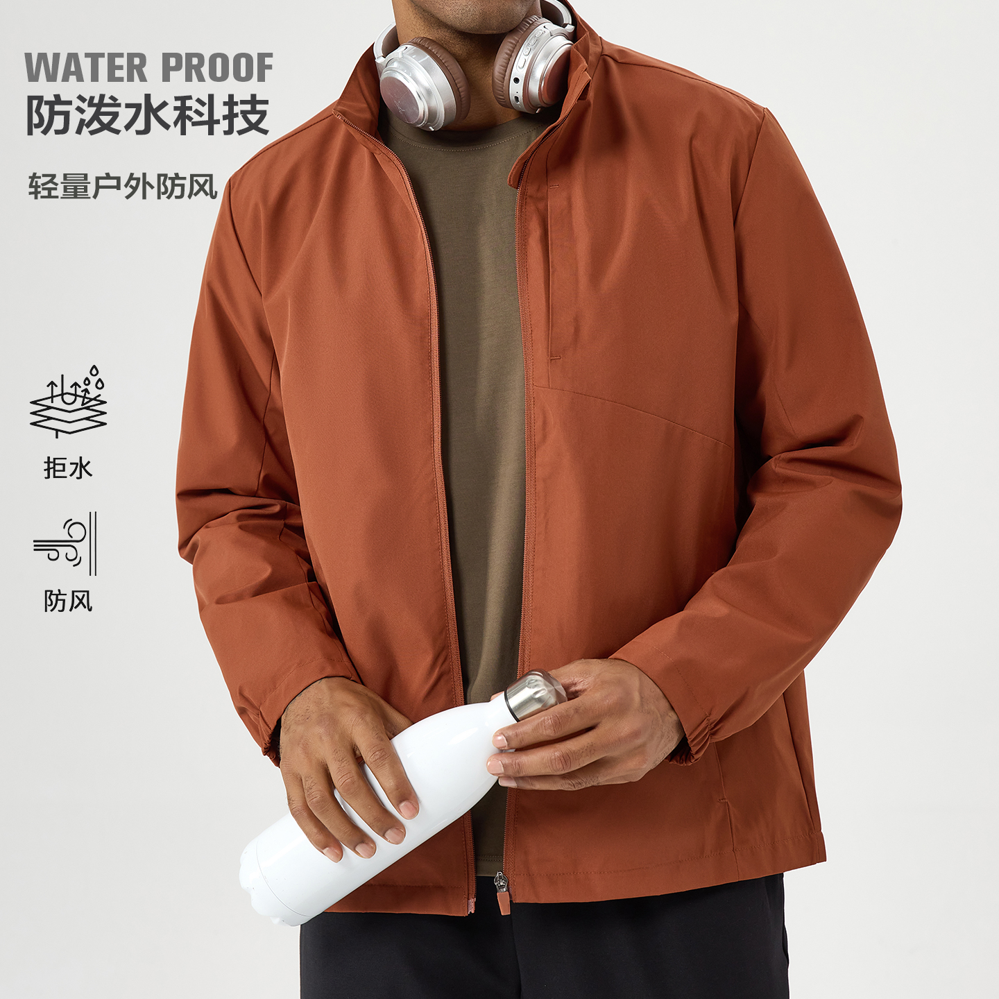 跑步运动户外冲锋衣防风防水外套