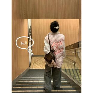 羊羔毛双面穿程序字母粉色马甲女2025新款小个子冬季保暖两面棉衣
