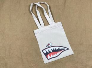 美利坚洋行AVG飞虎队鲨鱼嘴环保购物袋 FLYING TIGER文青帆布袋