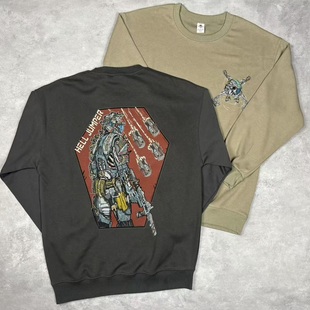 美利坚洋行HELL JUMPER末日战士庞克风套头卫衣