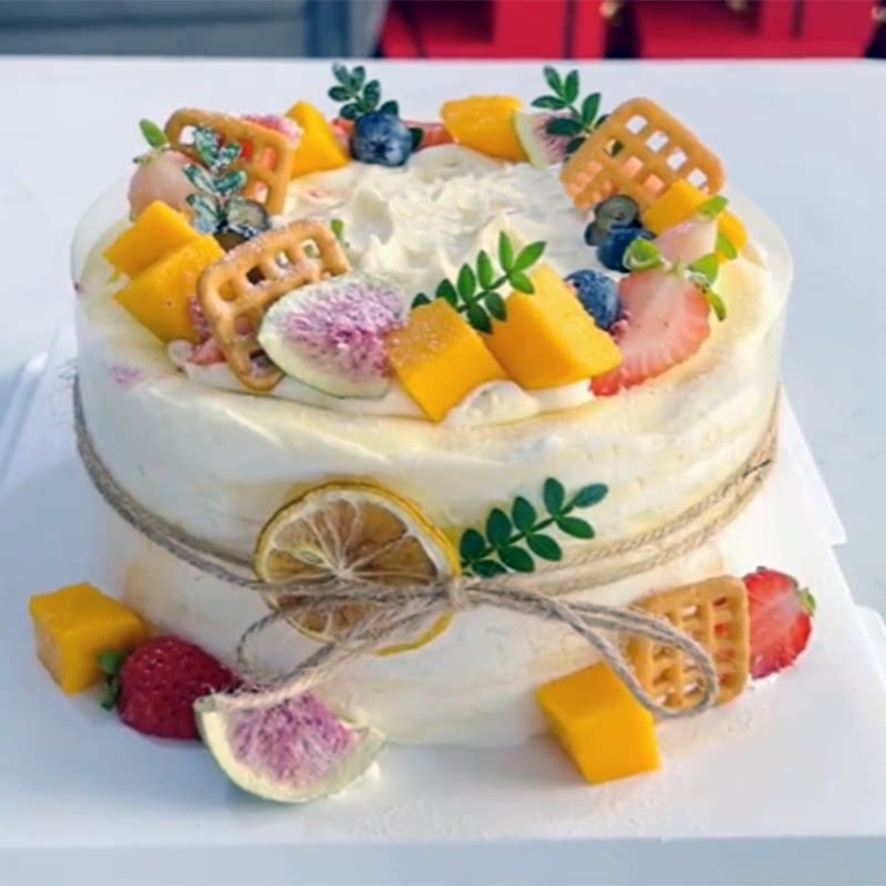 网红创意榴莲 芒果 巧克力抹茶千层生日蛋糕全国同城配送支持定制