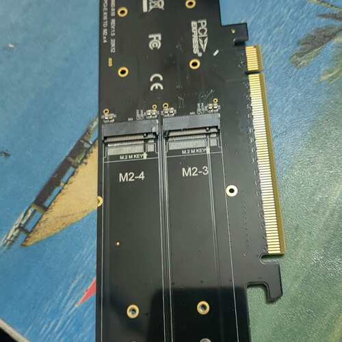 {议价}佳翼M2X16 PCIE3.0X16转4盘位M.2NVME固