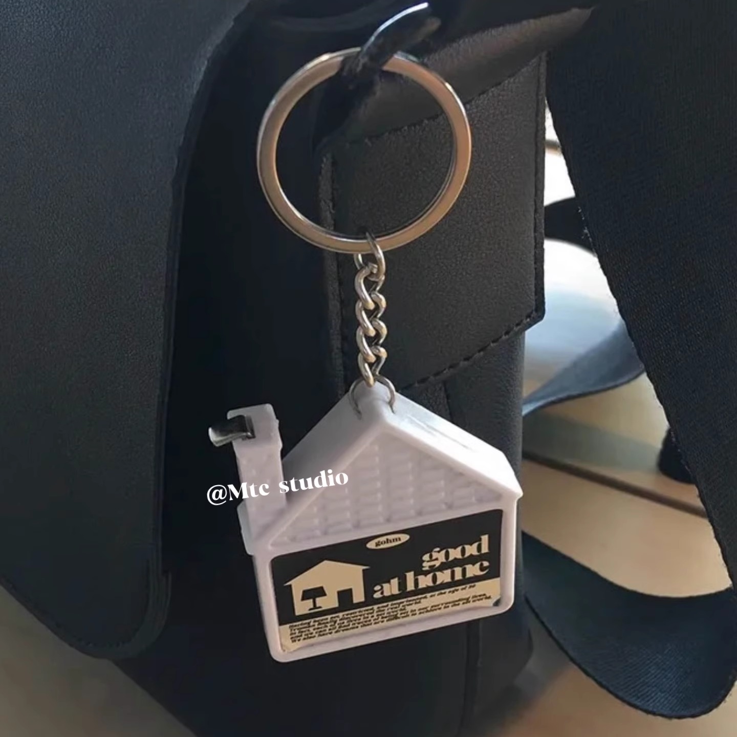 出口韩国~韩系ins小众个性创意格调时髦包包挂件卷尺钥匙扣复古潮