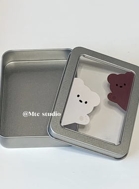 韩系ins文创可爱少女小卡收纳盒古早证件收纳防尘高颜值桌面收纳