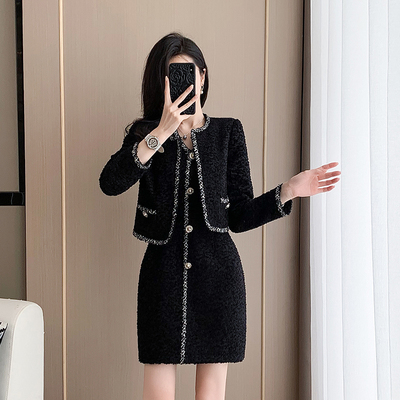 法式名媛小香风气质背心连衣裙