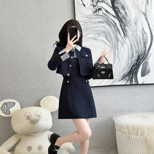 减龄套装裙婷澈涤纶2025春装