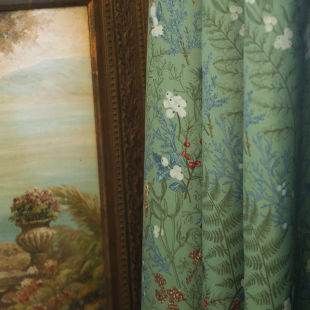 Brissac布里萨克 95%遮光度复古田园美式涤棉窗帘定制卧室阳台