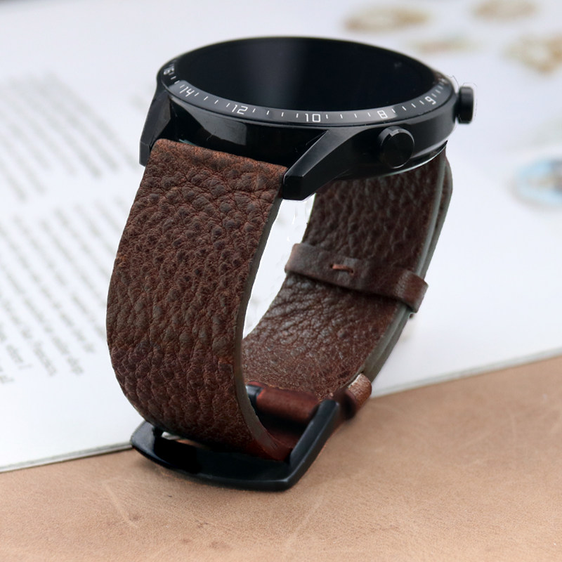 意大利皮纯真皮表带适用GT3手表GT2pro新款复古小牛皮watch3 22mm属于什么档次？