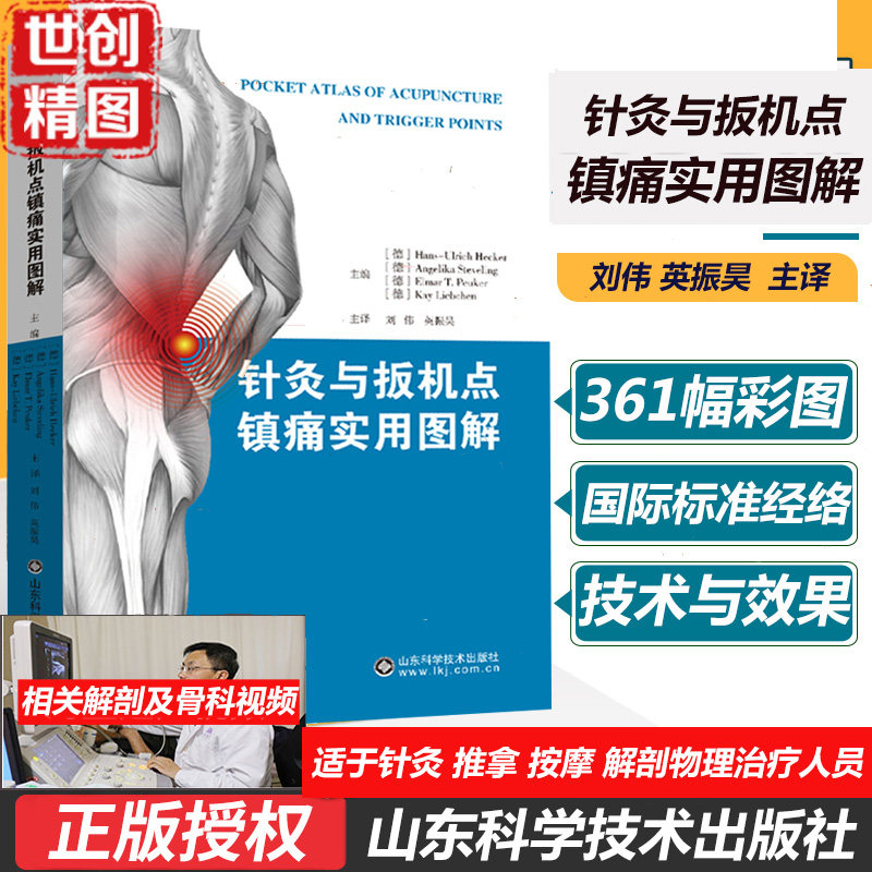 针灸与扳机点镇痛实用图解 针灸 推拿 按摩 解剖 物理治疗 师 医师 技术师 山东科学技术出版社 骨科