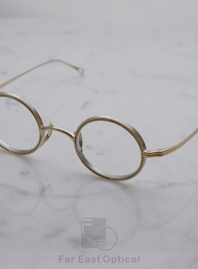 Kame ManNen日本万年龟手工眼镜架圆框复古文艺可配光学镜KMN-122