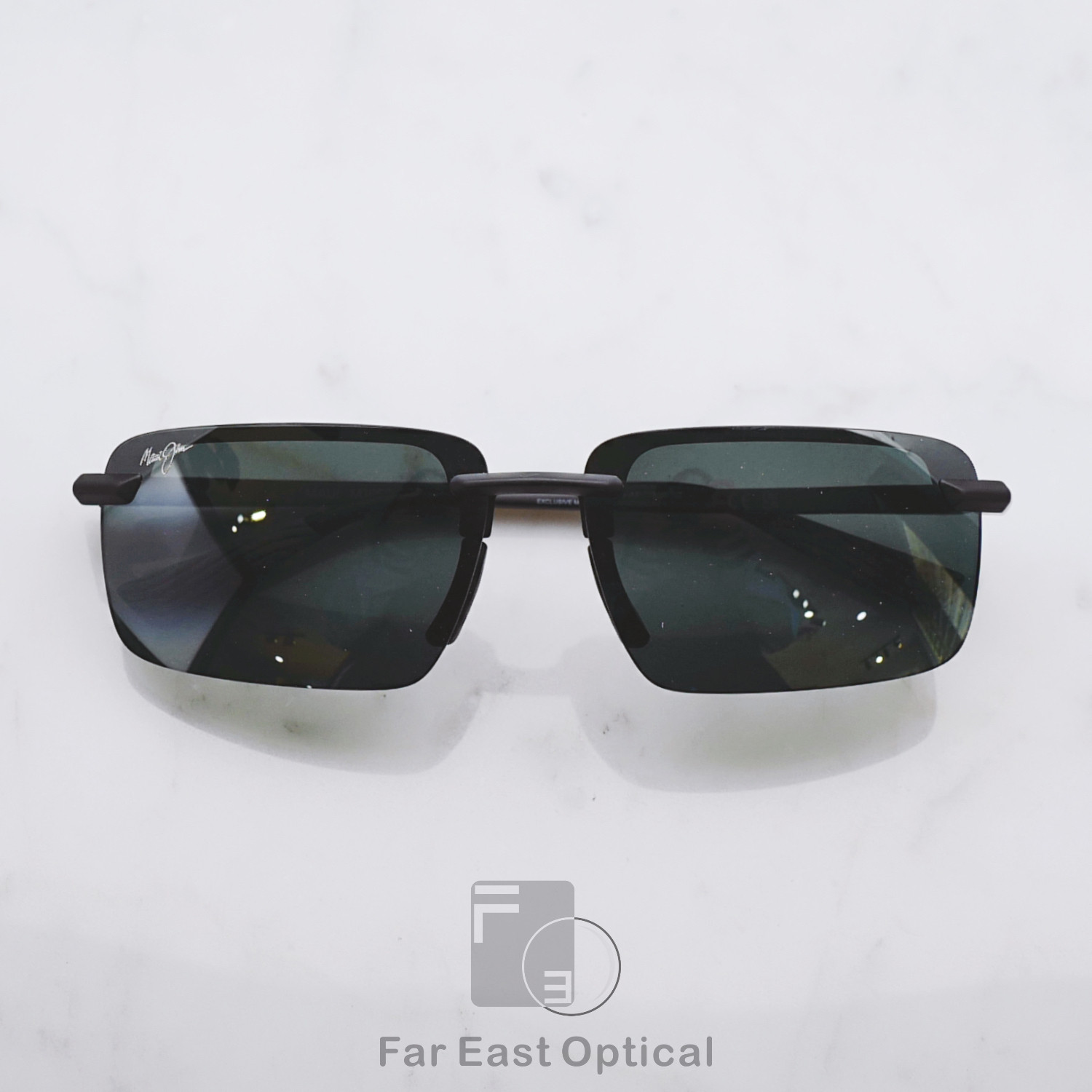 MauiJim 茂宜睛 米卡同款专业偏光太阳镜 运动轻盈无框墨镜 MJ656