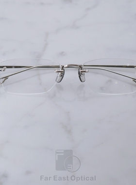 Fournines眼镜近视女度数可配999.9眼镜TW-21T无框眼镜框男款镜架