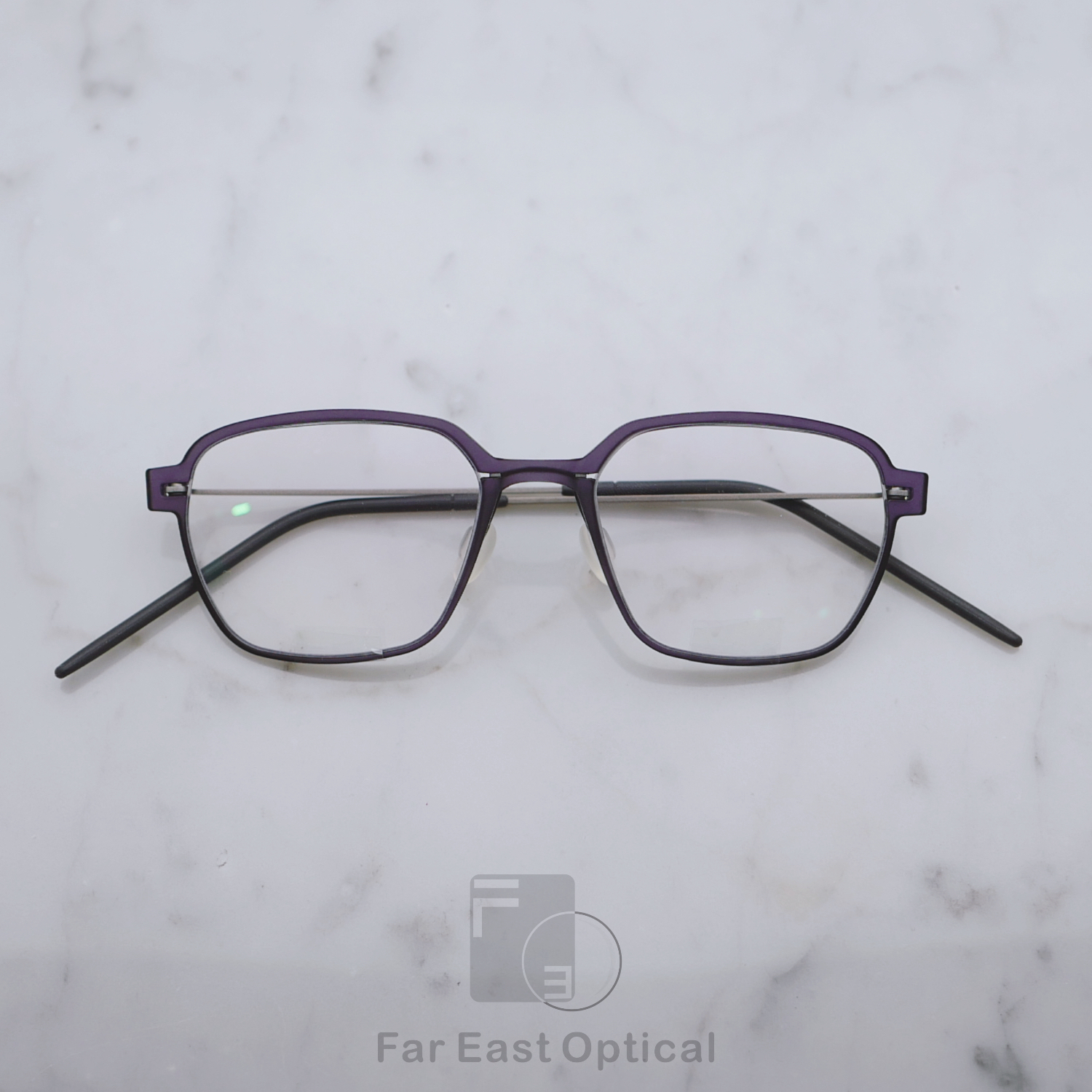 德国眼镜授权markust P1 021 玻璃纤维碳纤维透色光学近视眼镜框