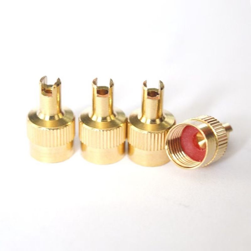 通用型汽车轮胎气嘴盖防尘帽铜材