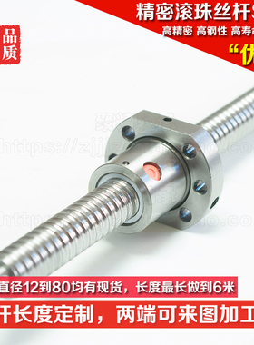 生产加工 国产优质精密滚珠丝杆 SFUR2505螺母 直线滑台/模组丝杠