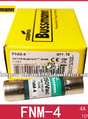 EATON/BUSSMANN保险丝 Time-Delay熔断器 FNM-4 FNM-4A 250V