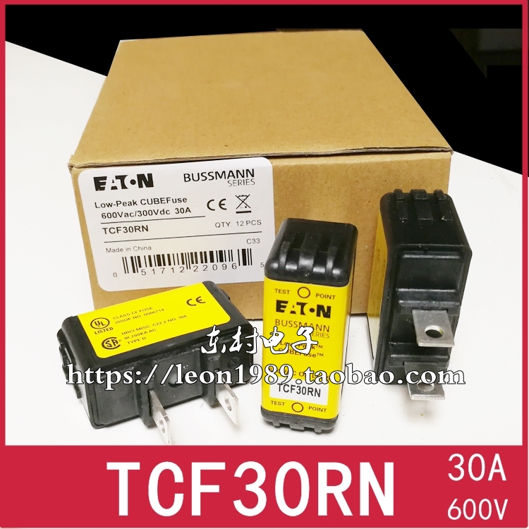 BUSSMANN熔断器 TCF30//30RN/40/45/50/60/70/80/100RN 30A 600V