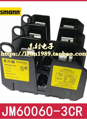 EATON/Bussmann保险丝座 J/JM60060-3CR-2CR-1CR-xCR 60A 600V