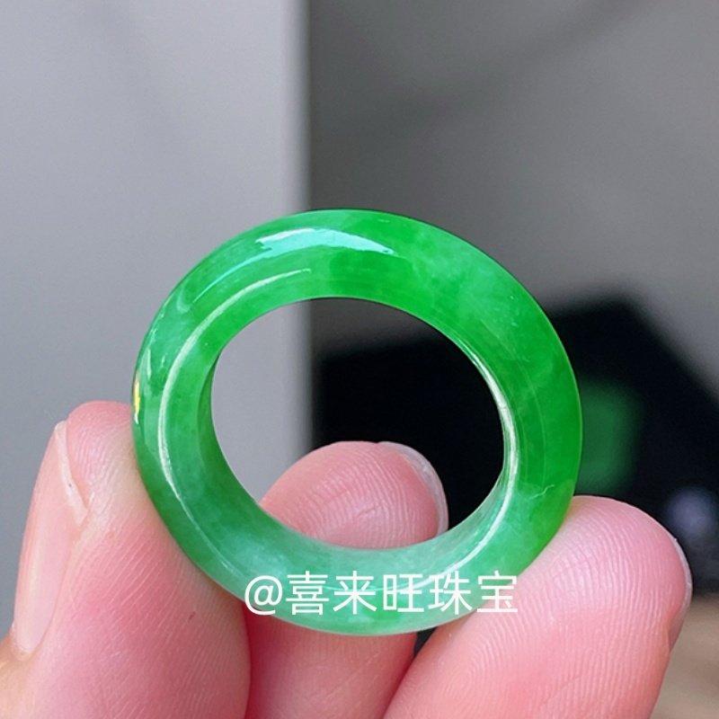 天然缅甸老坑翡翠冰种满阳绿帝王绿辣绿翠绿玉石戒指指环戒圈扳指,珠宝/钻石/翡翠,戒指/指环,淘宝优惠券,粉丝福利购,淘宝优惠卷