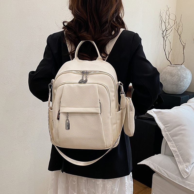 双肩包女士2025新款时尚休闲