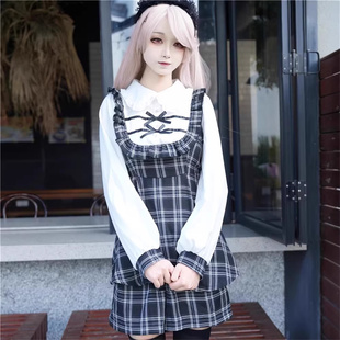 3日本原单新品 套装 女士甜美蕾系长袖 时尚 连衣裙短裤