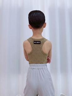 盛佳舞服SJSK拉丁舞新款背心男生练功服训练服