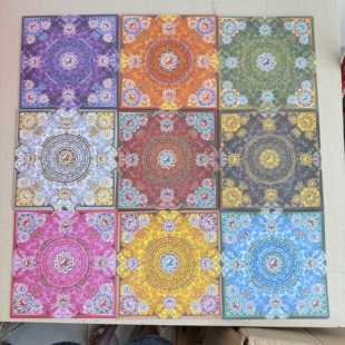 12×12 360张 19×19愿界九色莲花纸文化用品手工折纸工艺不烫金