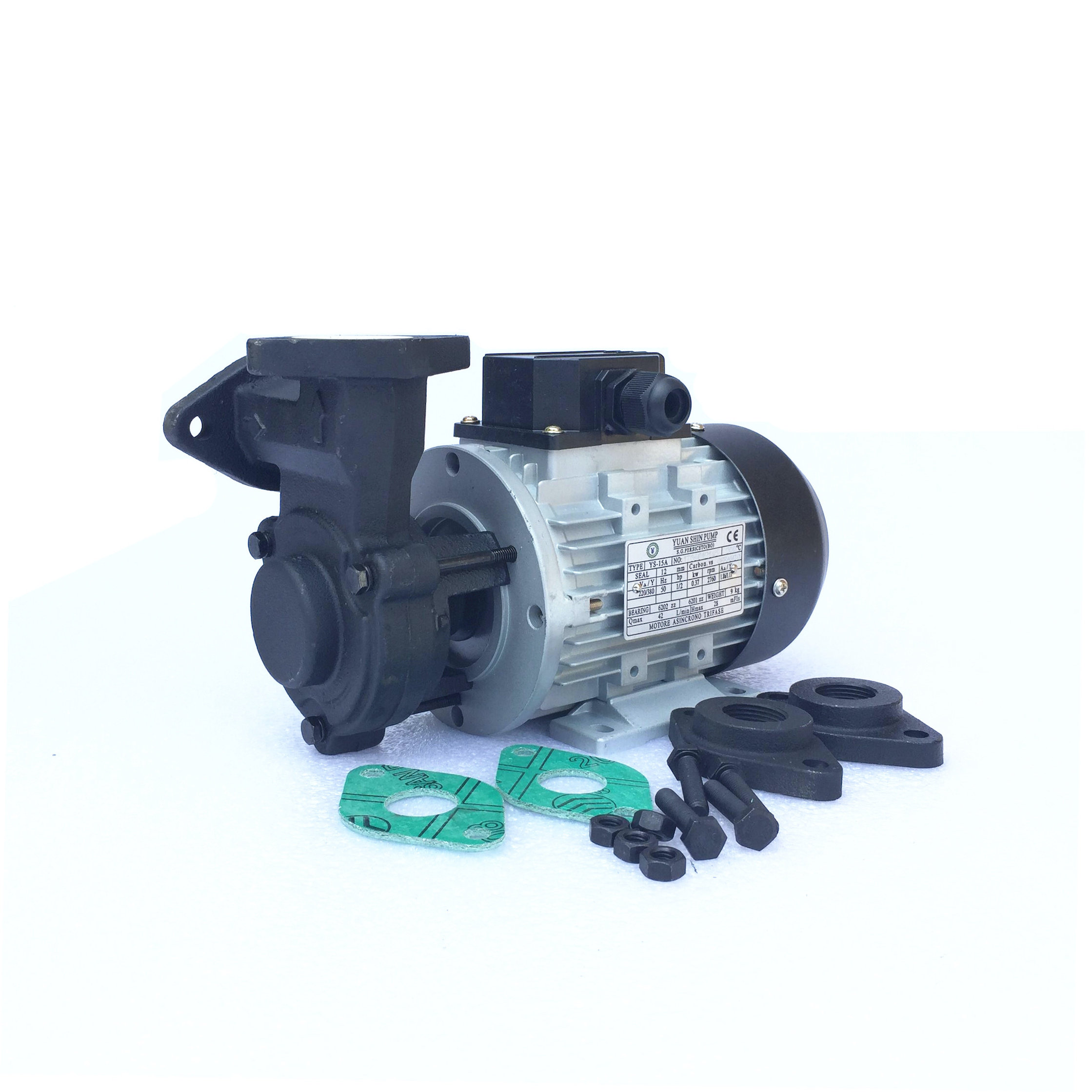 tecota motori热油泵油封ys-15a热水循环泵 370w/0.5hp高温泵浦