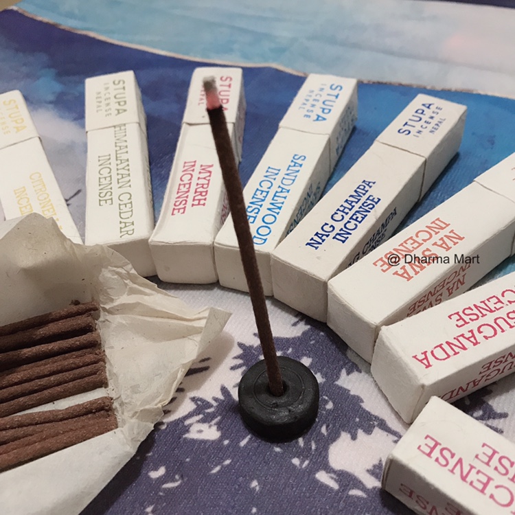 STUPA 尼泊尔手工棒香线香熏香棒香天然植物喜马拉雅 3件包邮