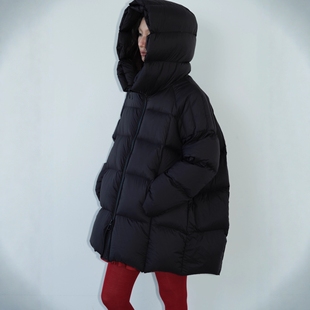 Xu集合COMOS CMS 90鸭绒【250g】中长款羽绒服女冬季2025新款