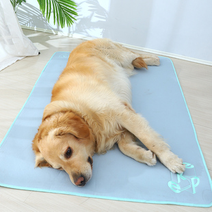 大型犬金毛狗窝防水冰丝凉垫夏天睡垫宠物凉席 狗狗冰垫狗垫子夏季