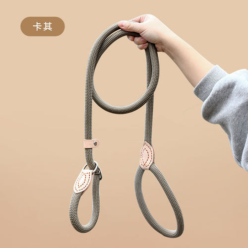 狗狗牵引绳P链项圈金毛小型犬