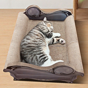 采购产品猫抓板,耐磨和不脱落的猫窝,猫抓板,一体件超大防猫抓