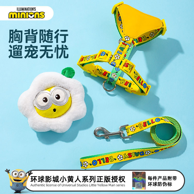 小狗狗牵引绳小型犬幼犬泰迪胸背